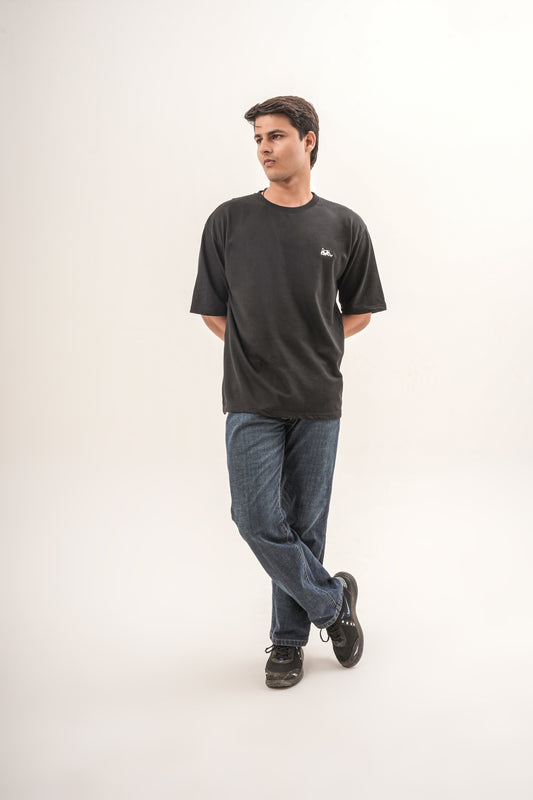 GRN Oversized Cotton Half Sleeve T-Shirt