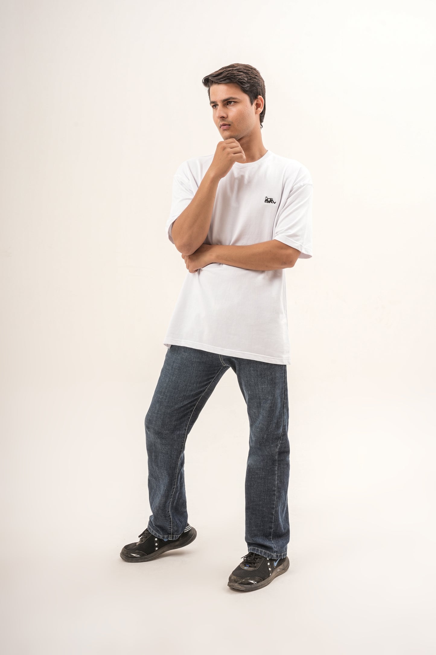 GRN Dot Knit Round Neck T-Shirt – Half Sleeve, 150 GSM, Lightweight Breathable Daily Wear