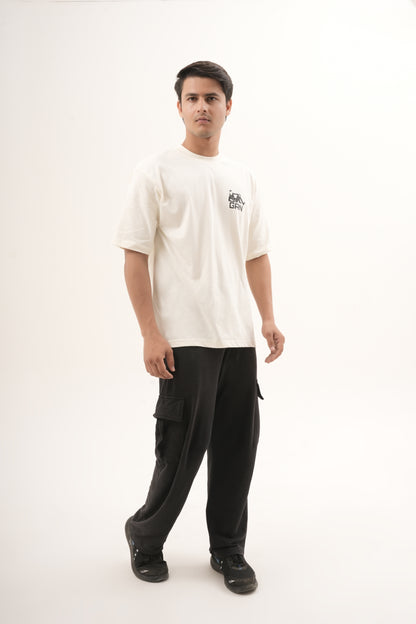 GRN Oversized Cotton Half Sleeve T-Shirt