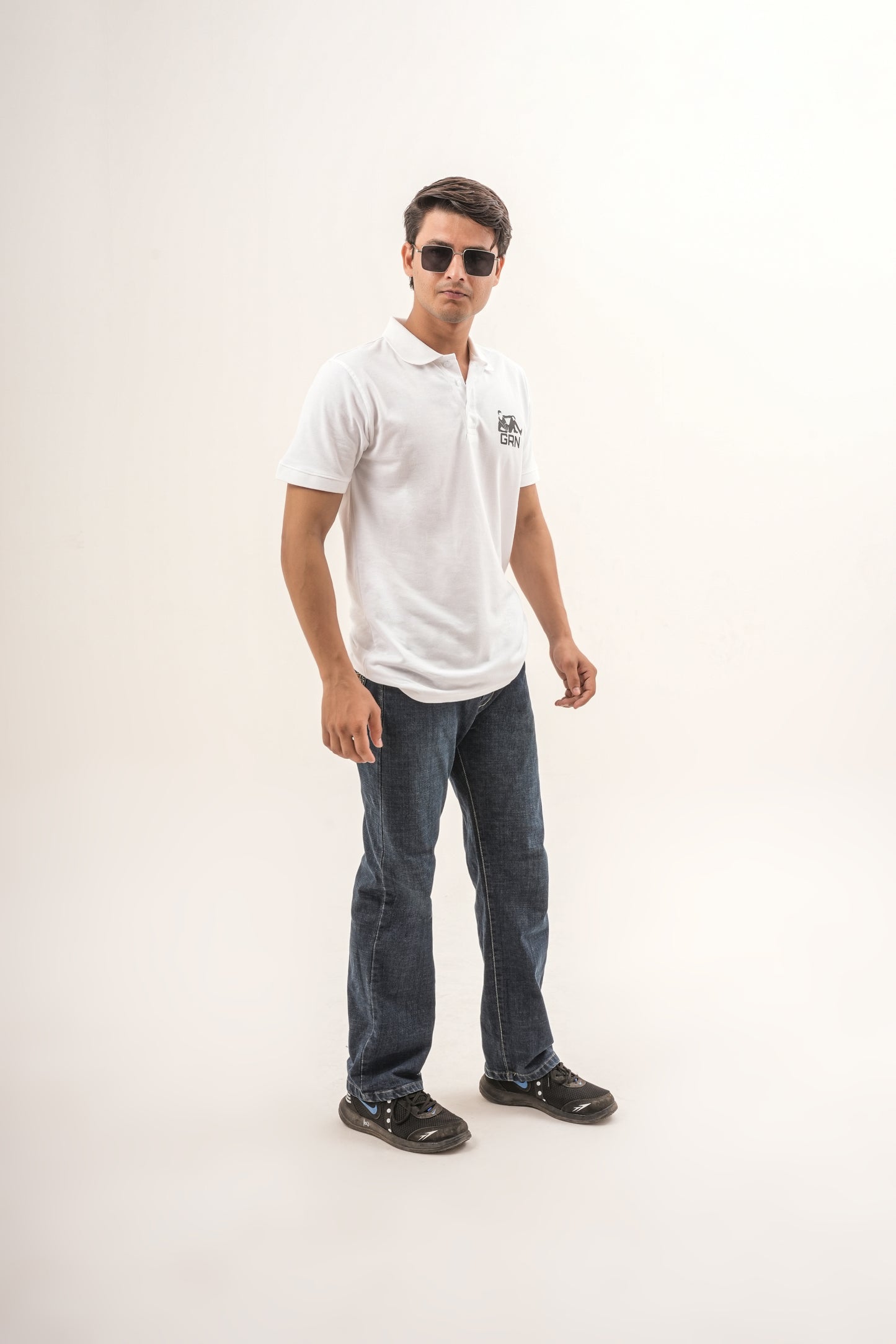 GRN Polycotton Polo T-Shirt – Half Sleeve, 220 GSM, Durable Regular Fit for Work Casual Wear