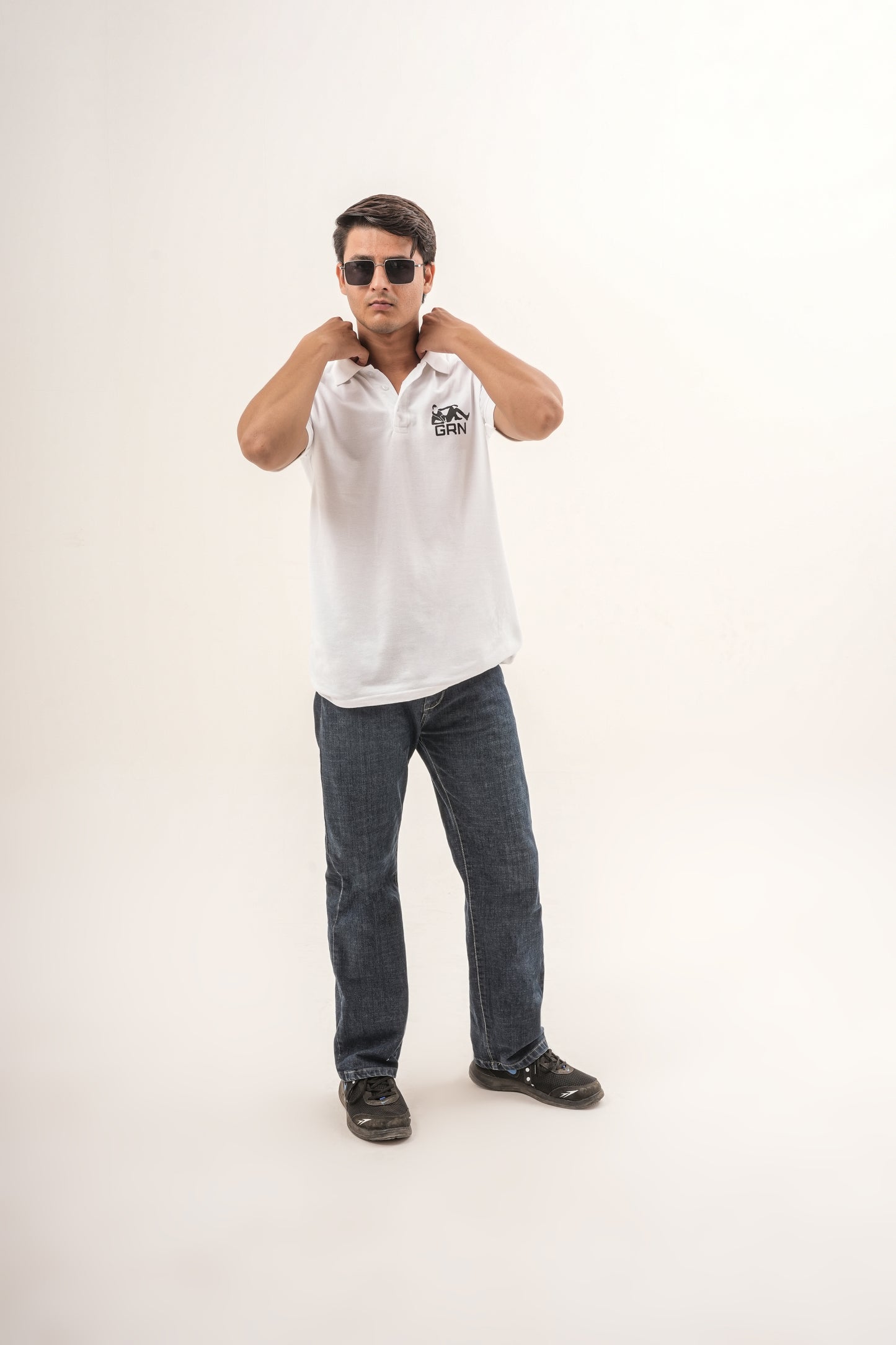 GRN Polycotton Polo T-Shirt – Half Sleeve, 220 GSM, Durable Regular Fit for Work Casual Wear