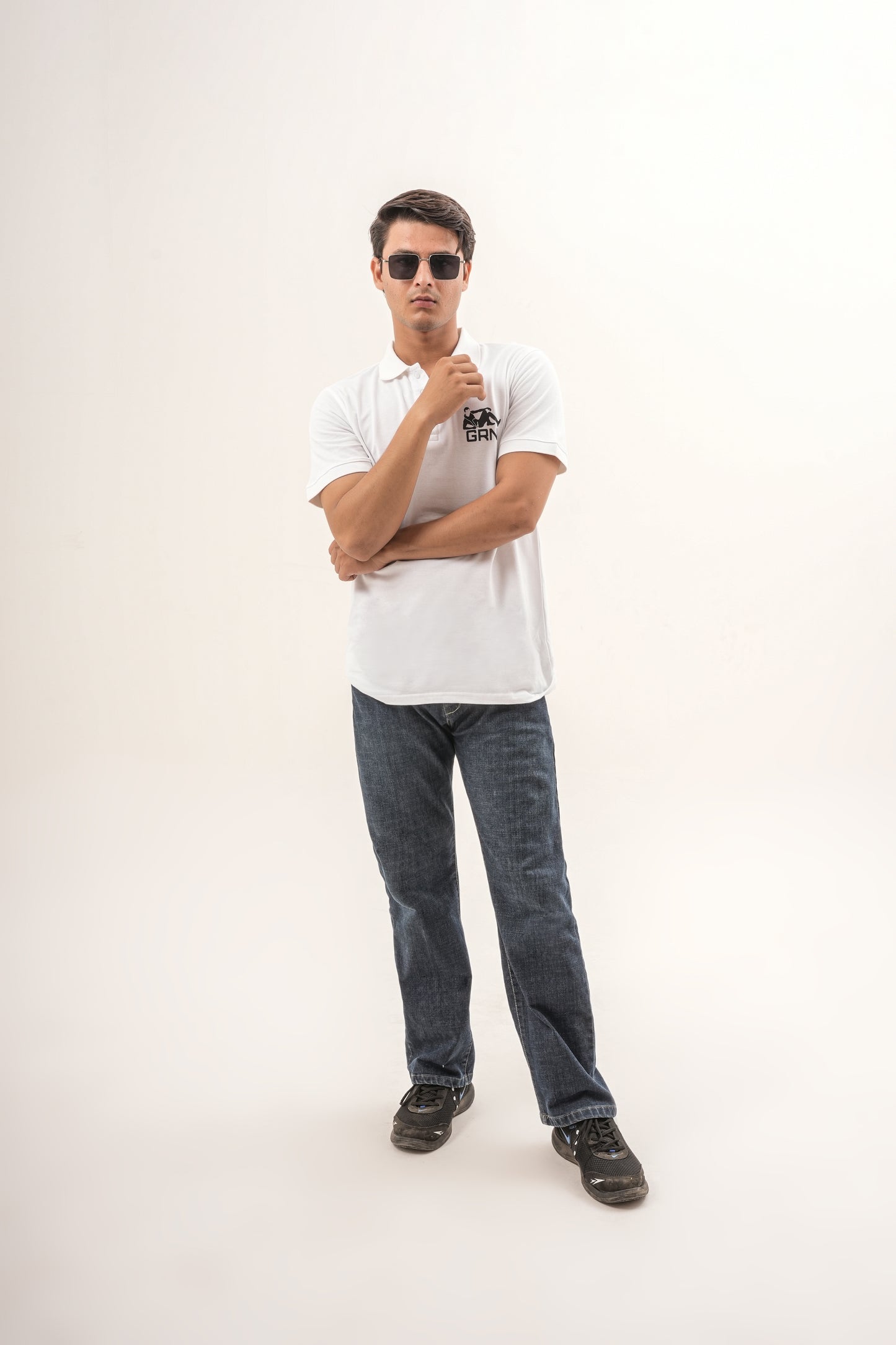GRN Polycotton Polo T-Shirt – Half Sleeve, 220 GSM, Durable Regular Fit for Work Casual Wear