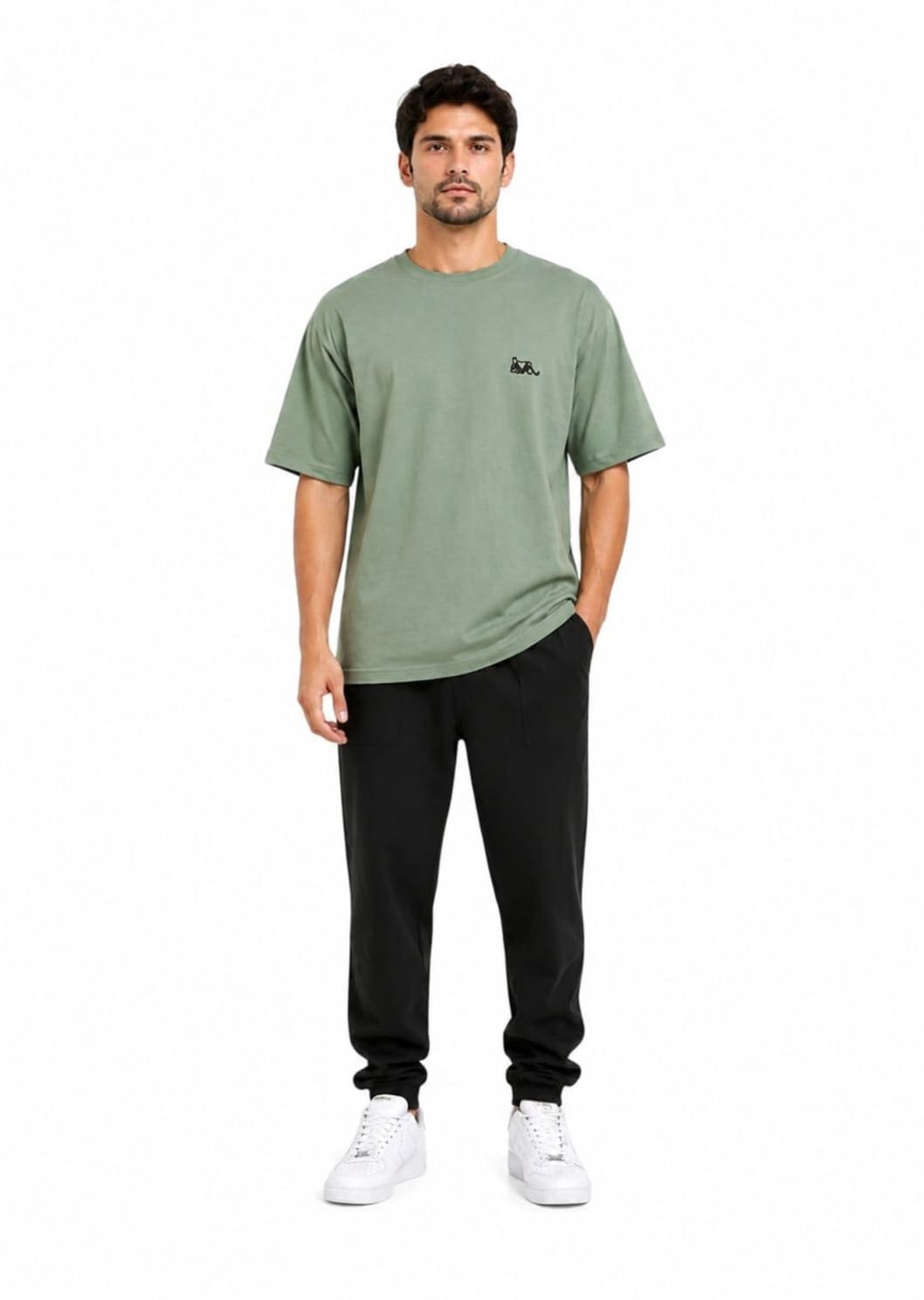 GRN Pista Green Oversized Drop Shoulder T-Shirt – Premium Streetwear with a Fresh Vibe - Image 7