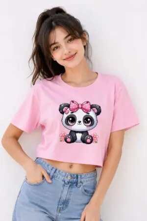 GRN Pink Crop Top – Playful Style with Everyday Comfort