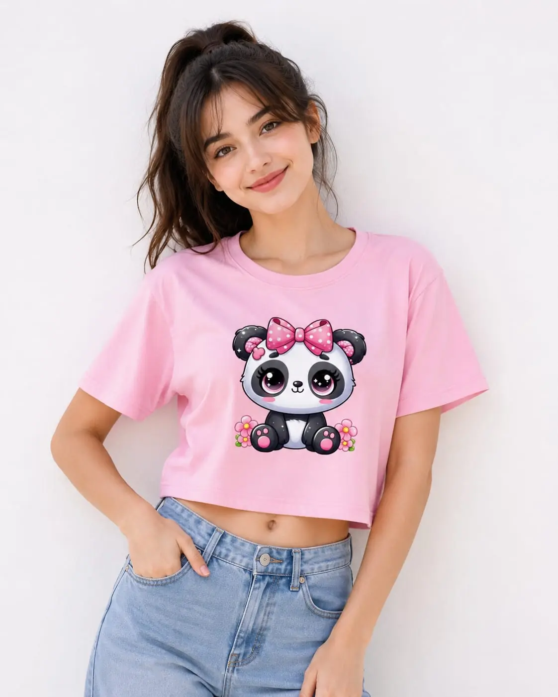 GRN Pink Crop Top – Playful Style with Everyday Comfort