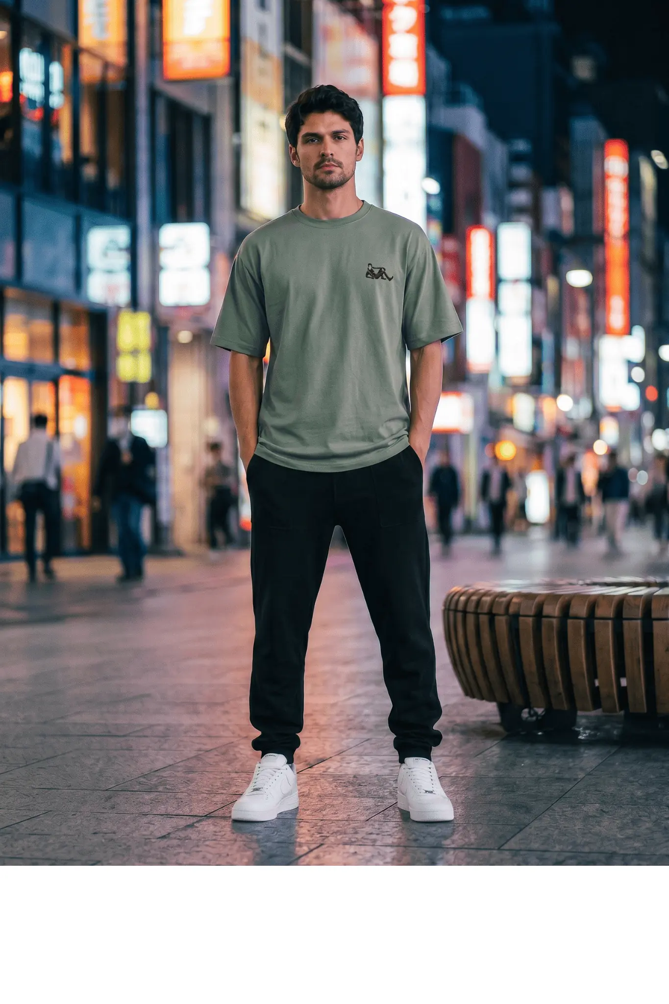 GRN Pista Green Oversized Drop Shoulder T-Shirt – Premium Streetwear with a Fresh Vibe - Image 5