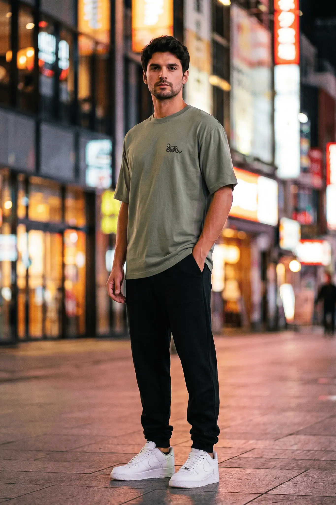 GRN Pista Green Oversized Drop Shoulder T-Shirt – Premium Streetwear with a Fresh Vibe - Image 3