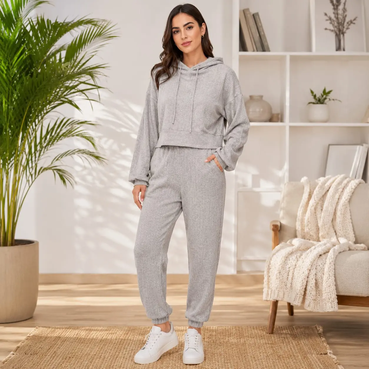 grn-womens-ribbed-knit-hooded-co-ord-set-premium-soft-lounge-wear-winter-casual-jogger-set
